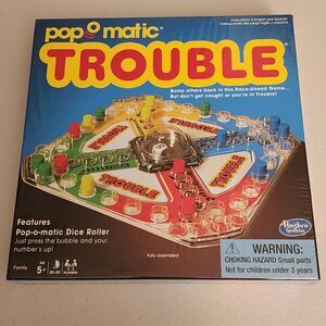 Pop-O-Matic Trouble Board Game NEW Sealed Hasbro